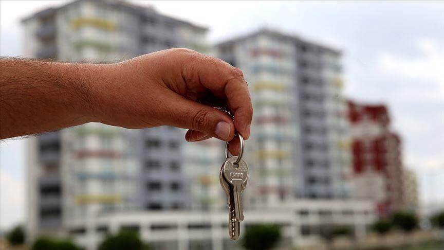 تعداد خانه‌ های فروخته‌ شده در ترکیه